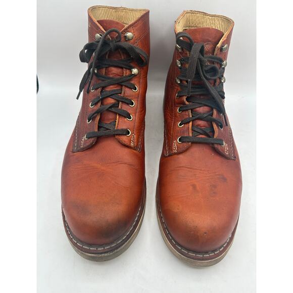Wolverine 1000 Mile X Buffalo Trace Brown Tan Leather Lace Up Boots Men’s 10 - Picture 6 of 15